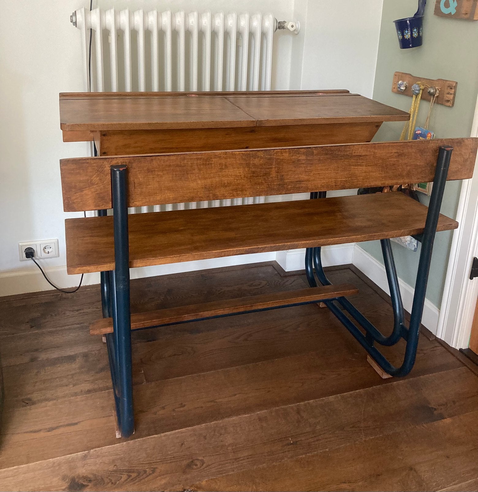 Oud Frans kinderbureau, Ophalen, Gebruikt, Schoolbureau, Industrieel