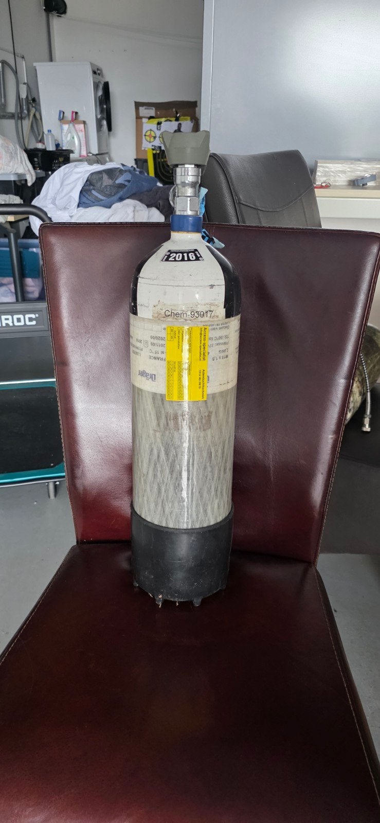 Dräger Persluchtfles 300 bar 2012 - Zo goed als nieuw, Ophalen, Moislinger Allee 53-55, 23558 Lübeck, Duitsland, Info@draeger.com