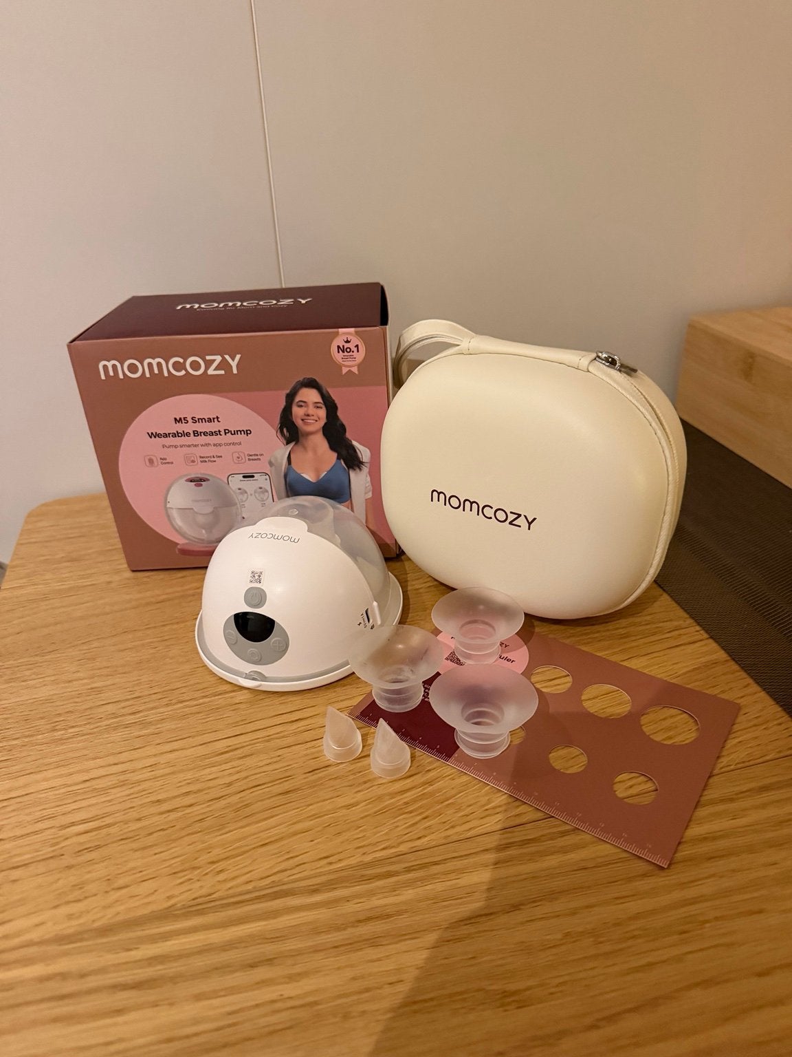 Momcozy M5 Smart Wearable Breast Pump, Kinderen en Baby's, Babyvoeding en Toebehoren, Ophalen of Verzenden, Zo goed als nieuw