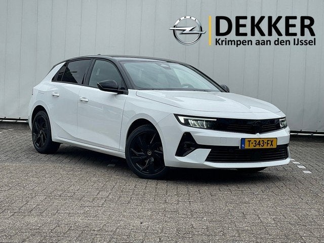 Opel Astra 1.2 Turbo GS-Line met Navi/360-Camera, Trekhaak,, Voorwielaandrijving, Euro 6, 1199 cc, Wit