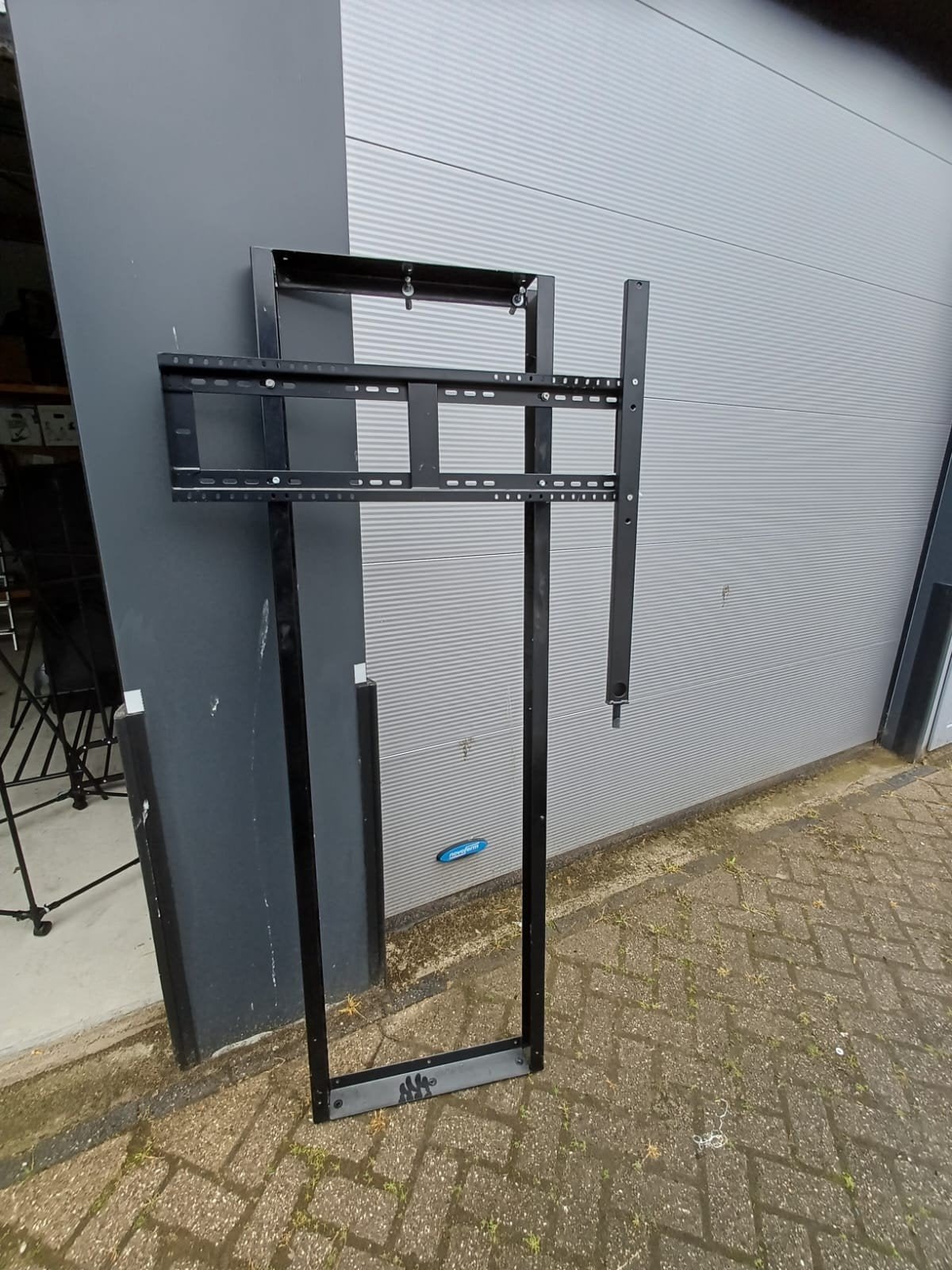 Stevige Zwarte TV Standaard / Display Beugel, Audio, Tv en Foto, Televisiebeugels, Ophalen