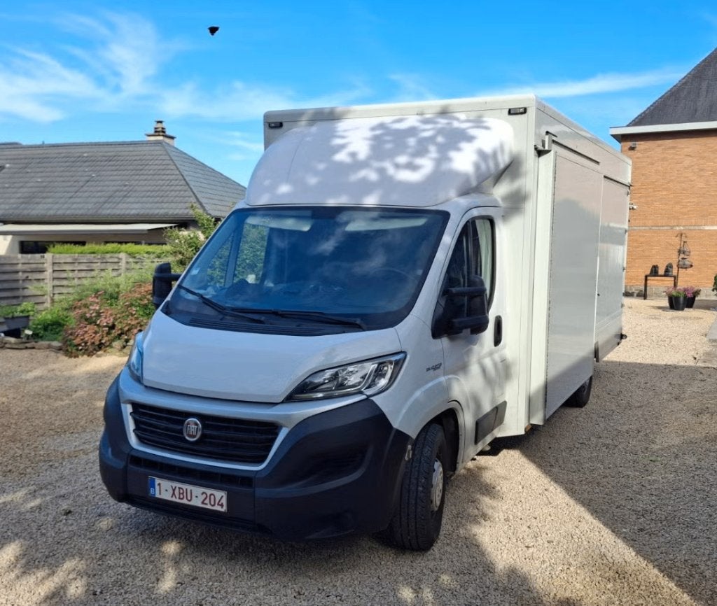 Fiat Ducato Marktwagen in nieuwstaat. Slechts 23.000 km, Auto's, Fiat, Voorwielaandrijving, 3010 kg, Stof, 150 pk