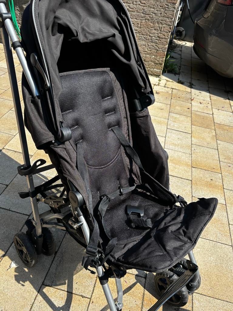 Mamas & Papas Pulse Buggy - Zwart, Ophalen of Verzenden, Gebruikt, Overige merken, Verstelbare rugleuning