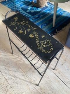 Vintage  bijzettafeltje, Huis en Inrichting, Tafels | Bijzettafels, Overige materialen, Minder dan 55 cm, Gebruikt, MID century