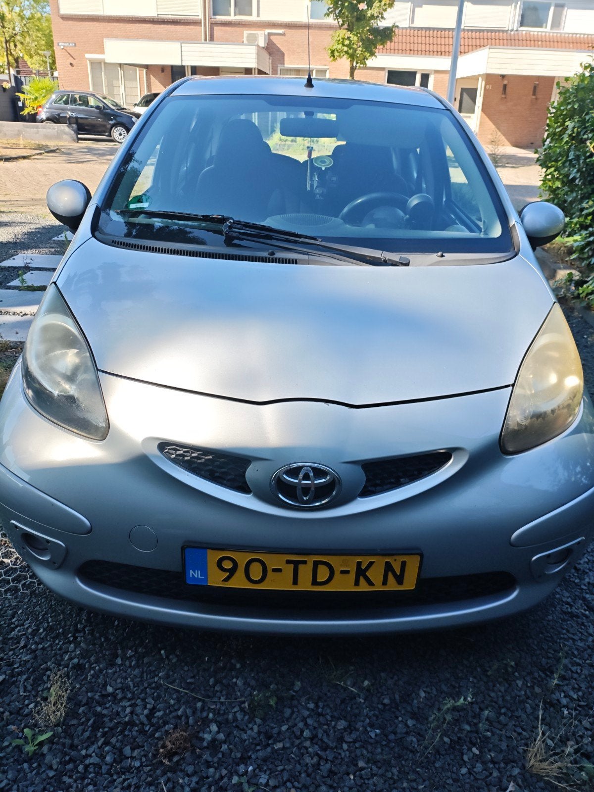 Toyota Aygo 1.0 12V Vvt-i 5DRS 2006 Grijs, Auto's, Toyota, Voorwielaandrijving, 4 stoelen, 68 pk, Origineel Nederlands