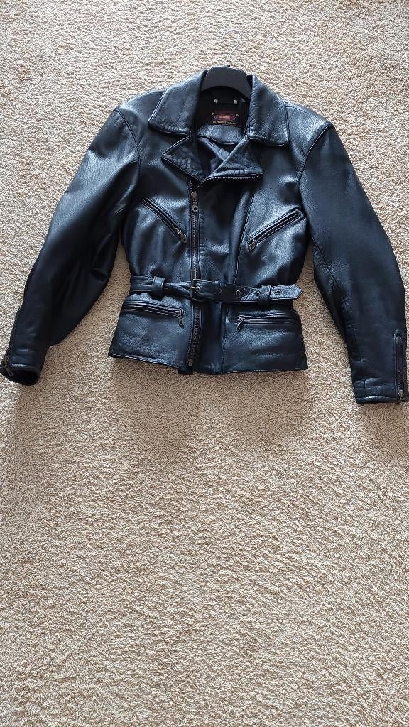 motorjack  leder, maat 42/44 , L, Motoren, Ophalen, Tweedehands, Jas | leer, Overige merken