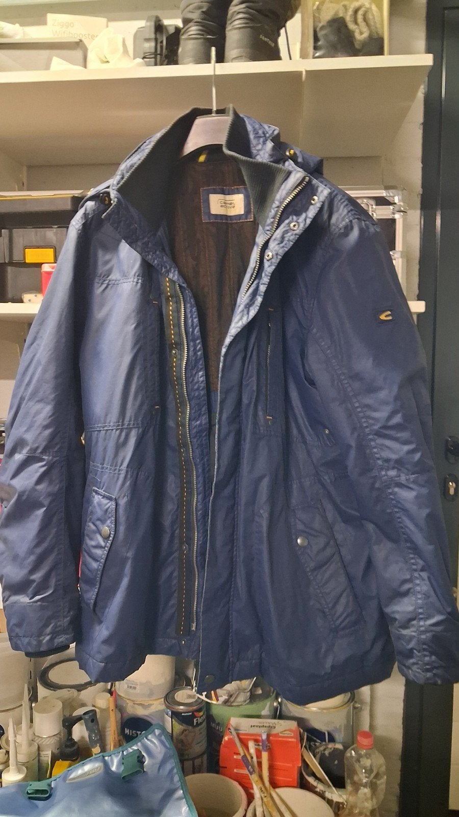 Herenjas - Maat XL - Blauw, Ophalen, Blauw, Maat 56/58 (XL), Zo goed als nieuw