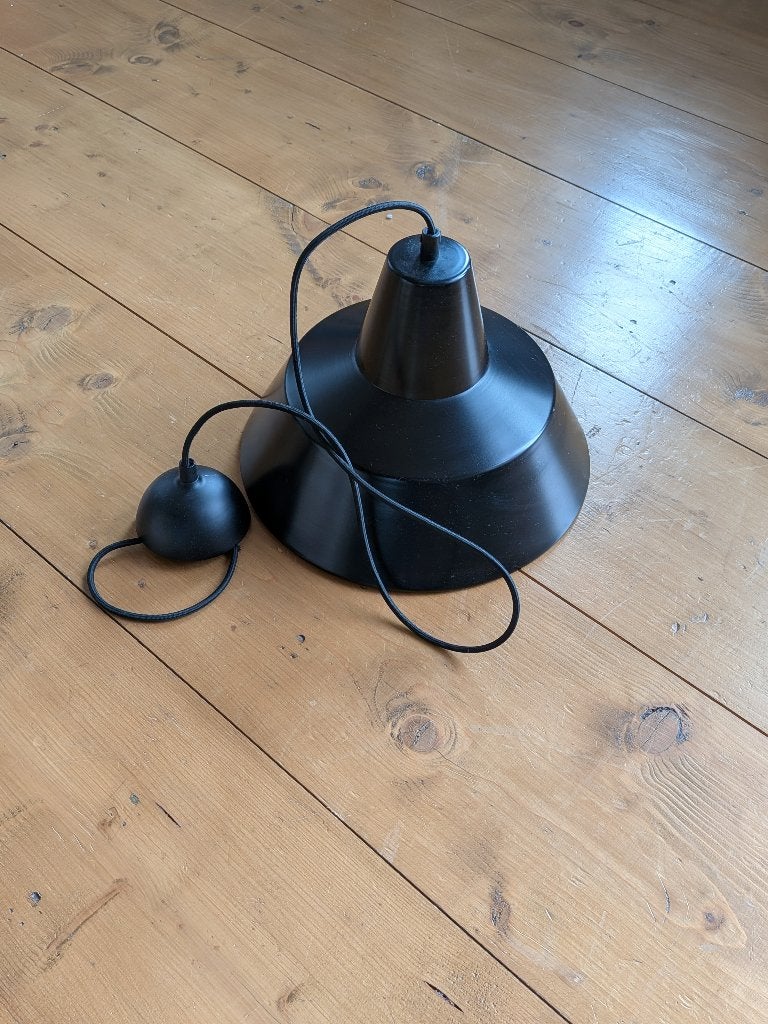 Danish workshop lamp, Ophalen, Zo goed als nieuw, Metaal, E27 (groot)