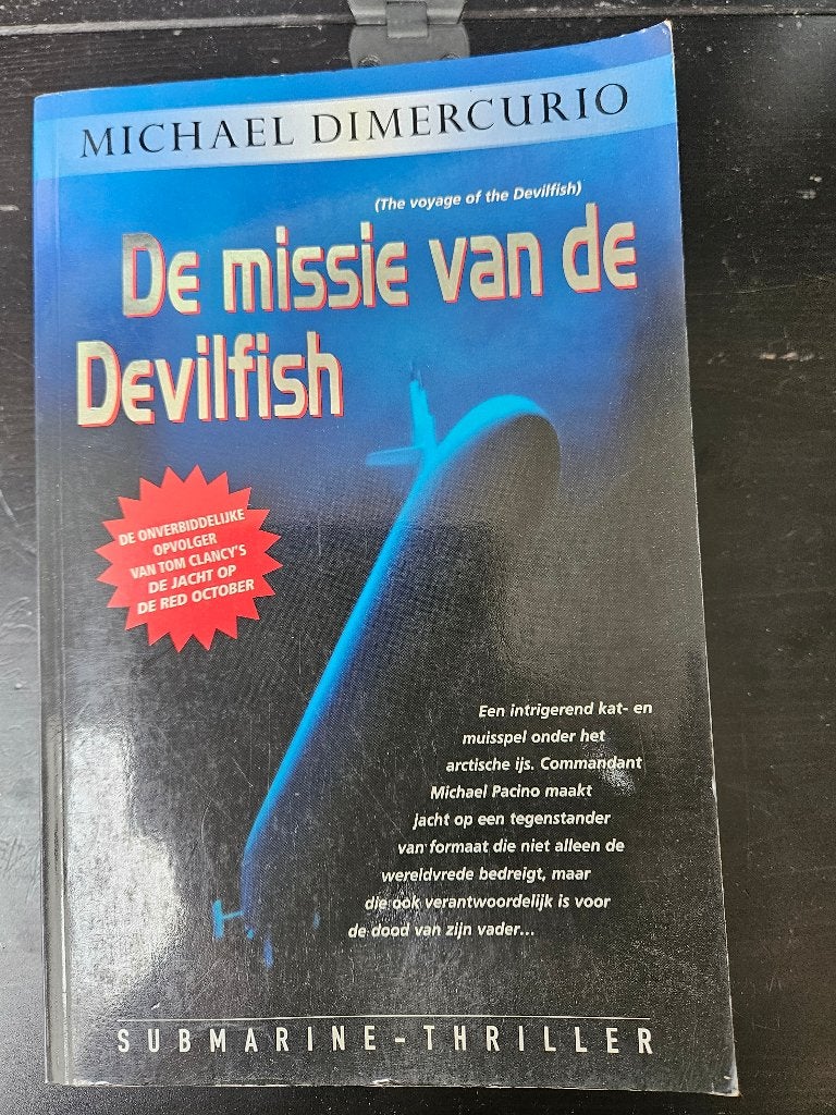Michael Dimercurio - de missie van de devilfish, Boeken, Ophalen of Verzenden, Gelezen