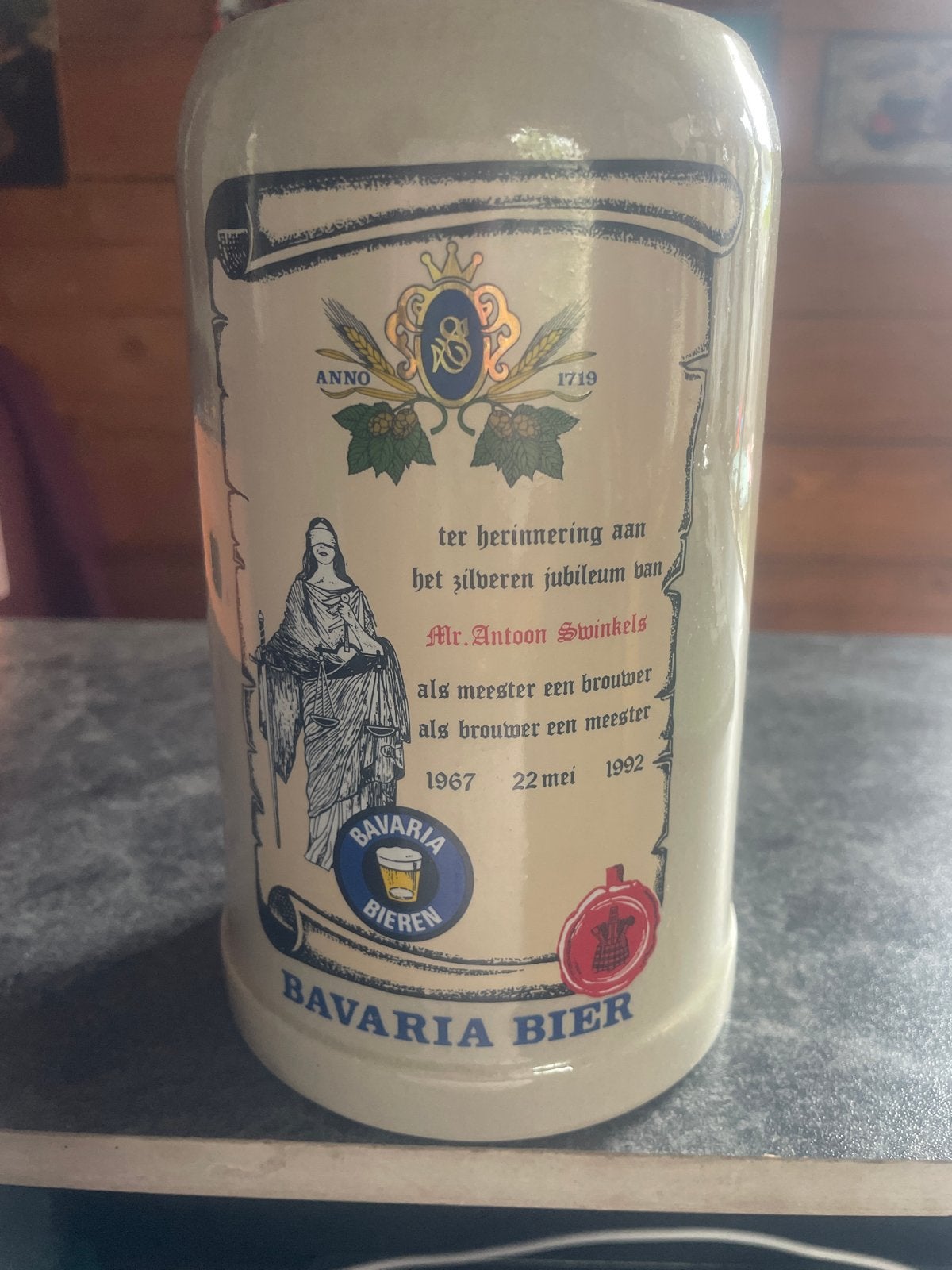 Bavaria Bierpul Zilveren Jubileum Mr. Antoon Swinkels, Ophalen, Nieuw, Pul(len), Bavaria