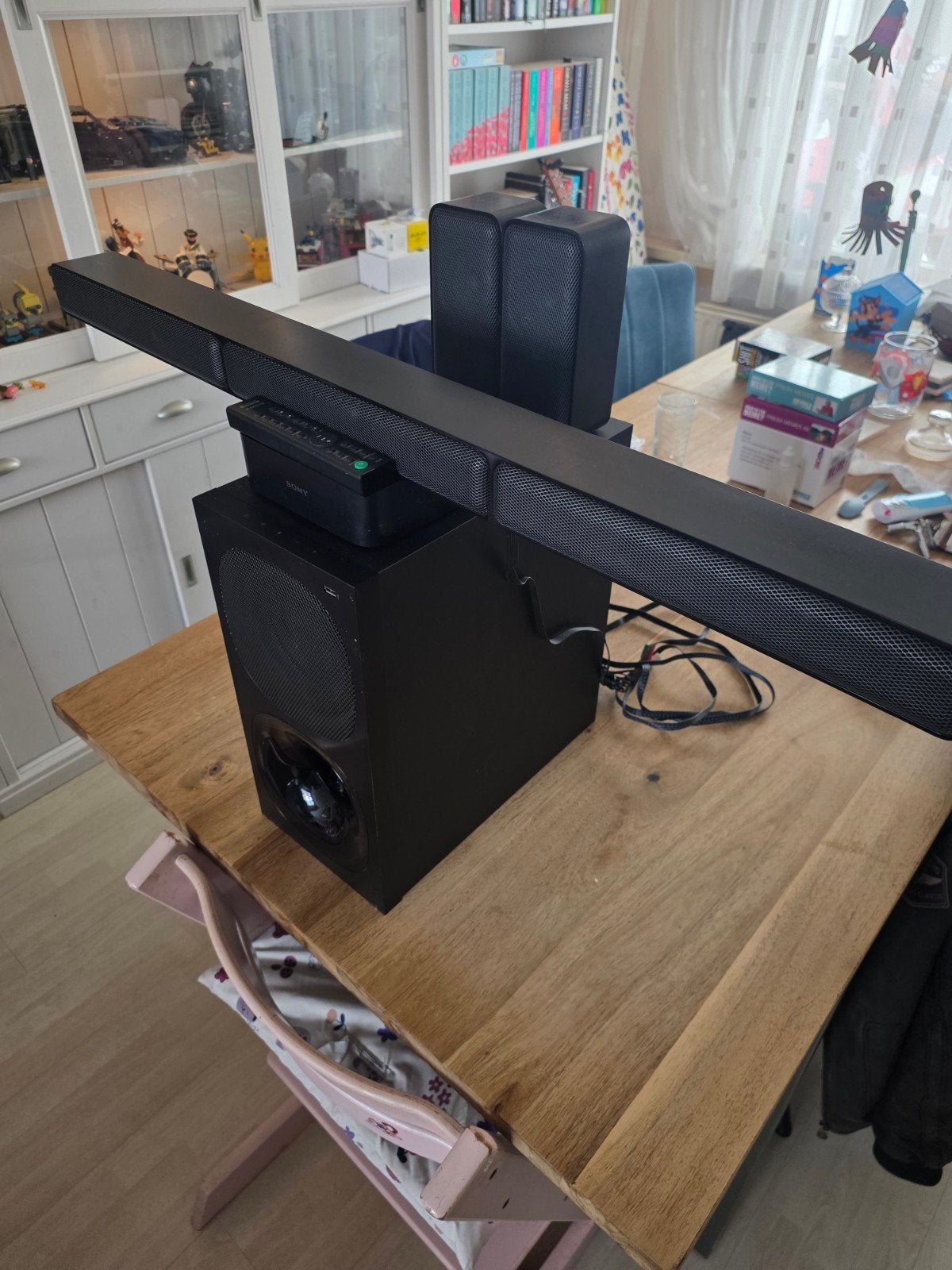 Sony HT-S40R Soundbar met Subwoofer en Achterspeakers, Ophalen, Losse componenten, Zo goed als nieuw, Sony