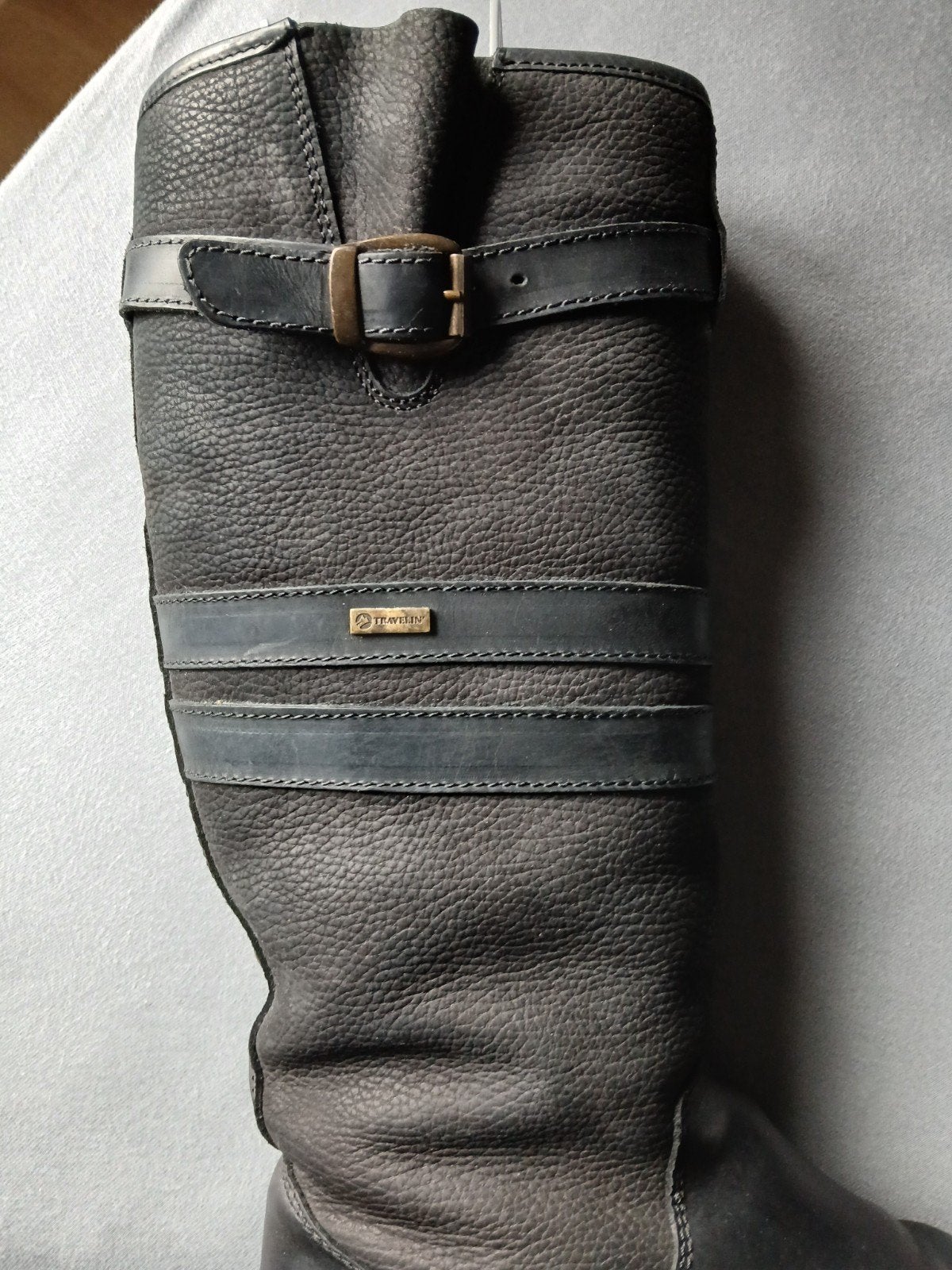 Travelin Outdoor laars wol gevoerd zwart maat 38, Ophalen of Verzenden, Zo goed als nieuw, Zwart, Hoge laarzen