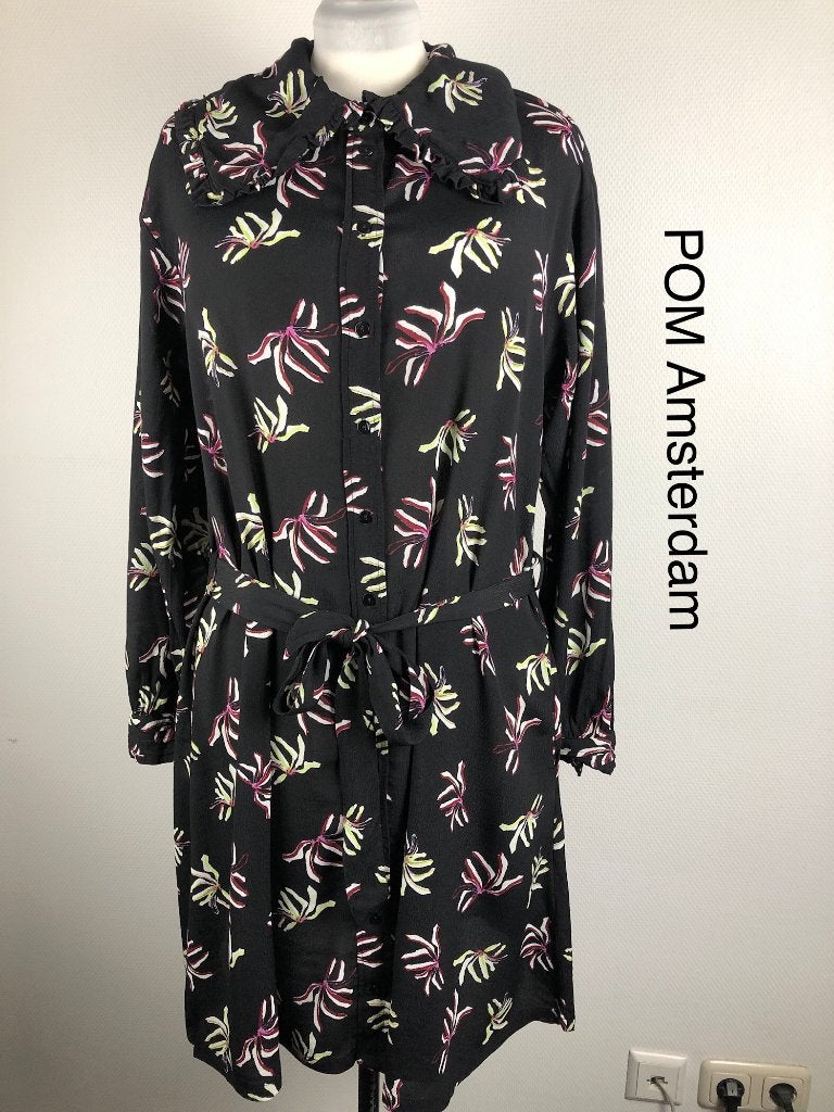 POM Amsterdam Jurk  (mt: 42) 23,2/8060, Kleding | Dames, POM Amsterdam, Blauw, POM Amsterdam, Maat 42/44 (L)