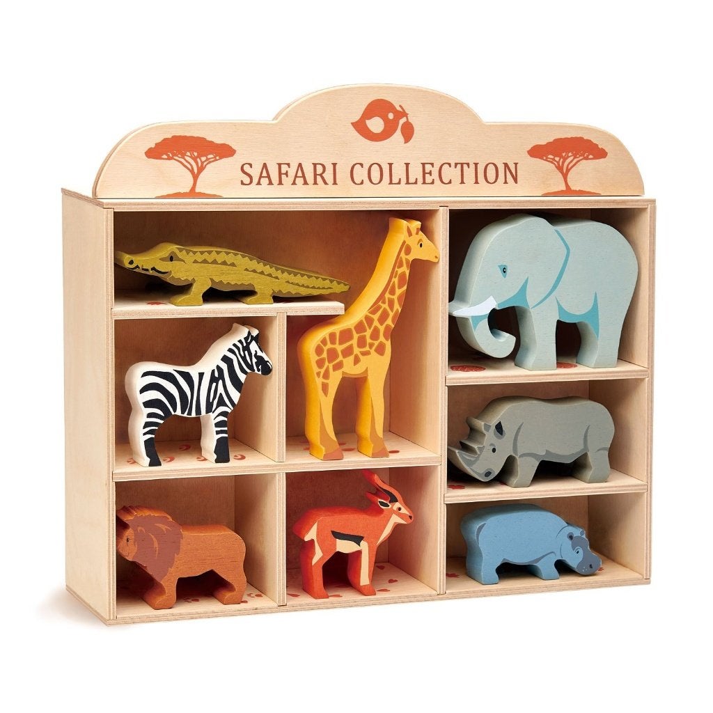 Speelgoed Houten Dierenset Safari Tender Leaf Toys, Ben@tenderleafgroups.com, 120 Resource Avenue, Mt. Lake Park, MD 21550, USA