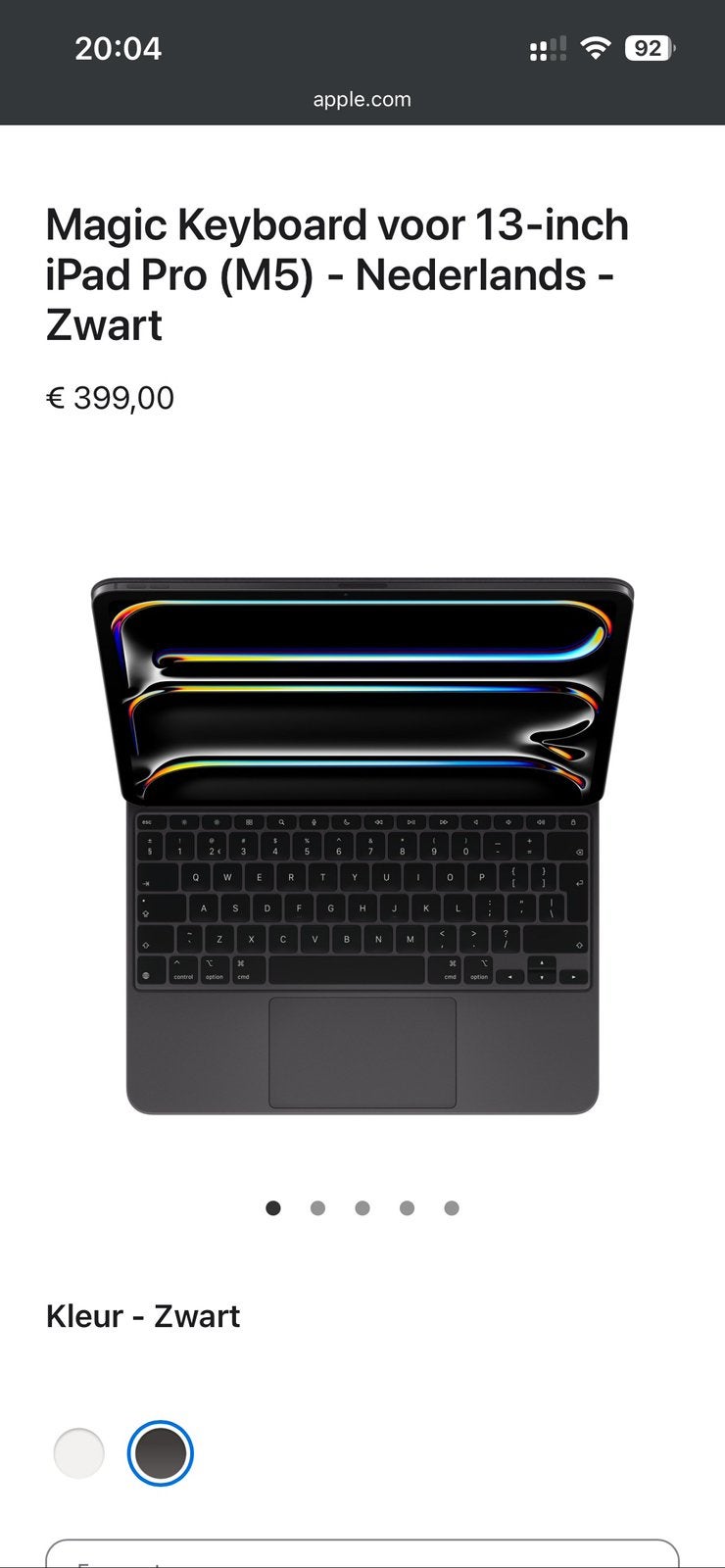 Brand new - Magic Keyboard voor 13‑inch iPad Pro (M4) -, Ophalen of Verzenden, Nieuw, Zwart, Apple iPad