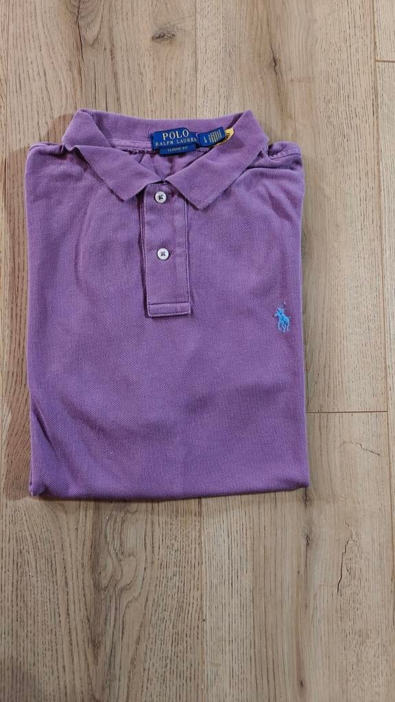 Polo Ralph Lauren polo paars maat L, Maat 52/54 (L), Paars, Ophalen of Verzenden, Polo Ralph Lauren