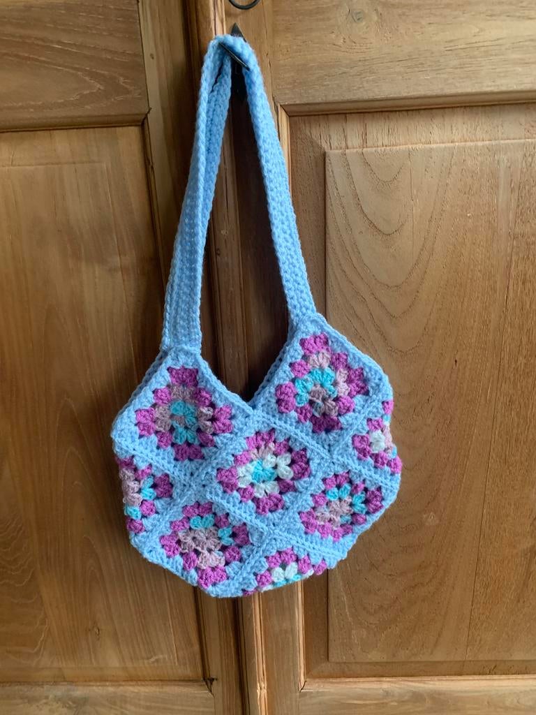 Nieuwe gehaakte tas, Ophalen of Verzenden, Nieuw, Blauw, Overige merken