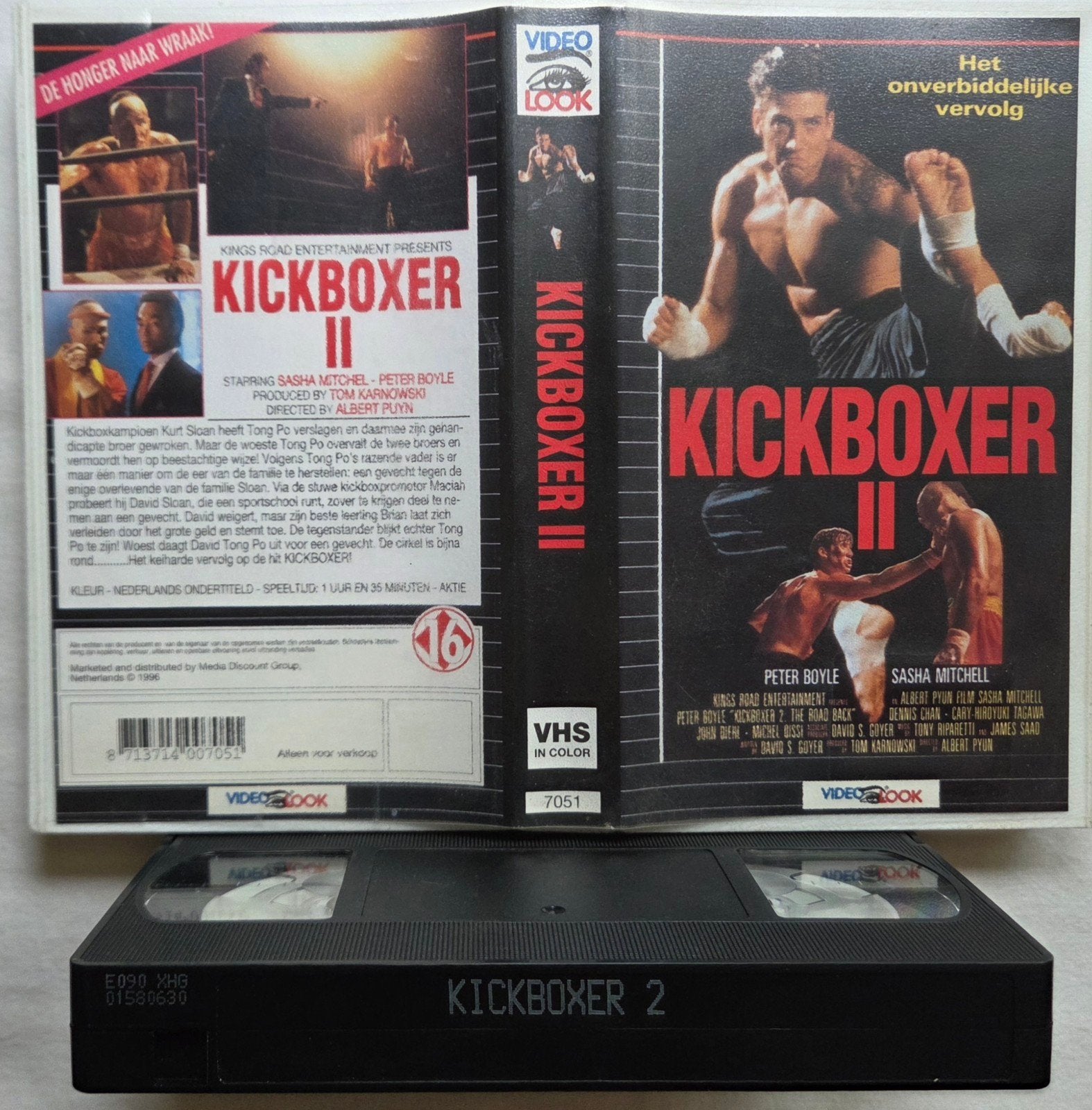 Kickboxer II VHS Actie/Martial-Arts, Vanaf 16 jaar, Ophalen of Verzenden, Gebruikt, Actie en Avontuur