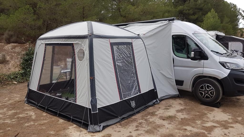Isabella Air X tension buscamper opblaastent + tunnel, Ophalen, Zo goed als nieuw