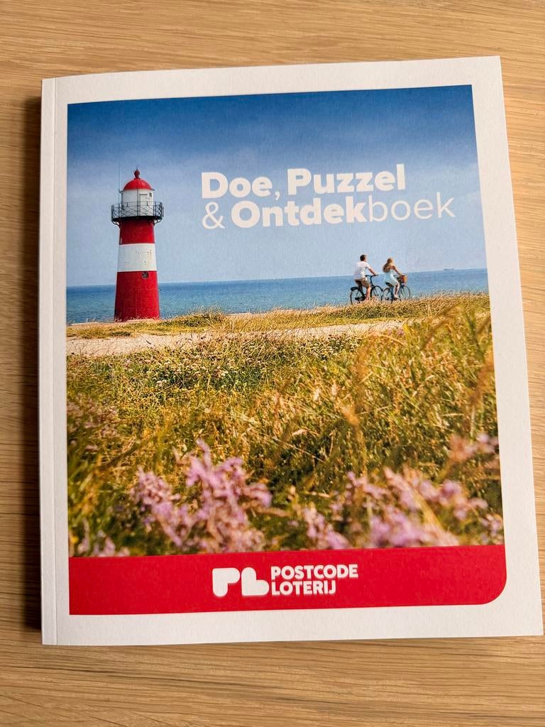 Postcode Loterij Doe, Puzzel & Ontdekboek -nieuw, Ophalen of Verzenden, Minder dan 500 stukjes, Nieuw, Puzzelboek