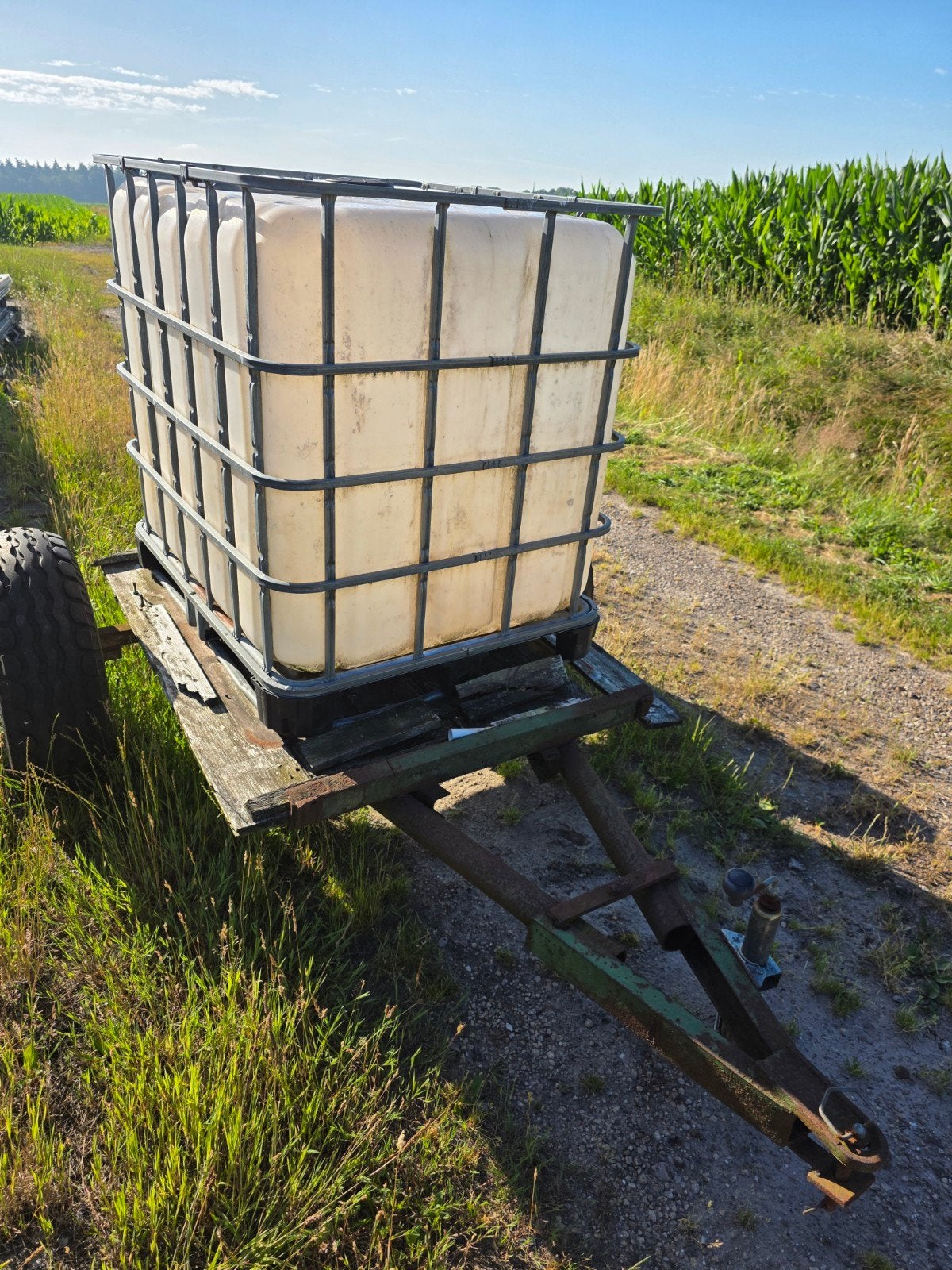 IBC-container op aanhanger - Waterwagen, Ophalen, Gebruikt