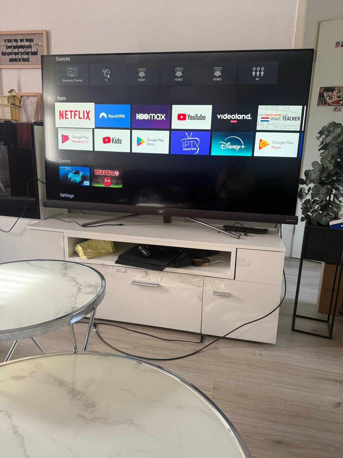 TCL 65 inch 4K Smart TV - 65C8US Ingebouwde Harman Kardon, Ophalen, 50 Hz, 100 cm of meer, 4k (UHD)