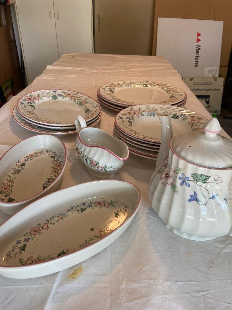 Servies vintage (springfields), Ophalen, Gebruikt, Overige typen, Overige stijlen