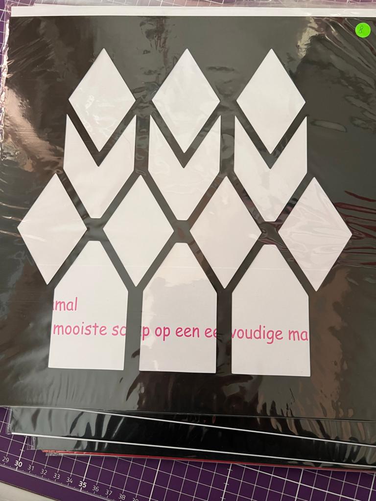 Mal voor scrapbooking nr 6, Verzenden, Zo goed als nieuw, Frame of Mal