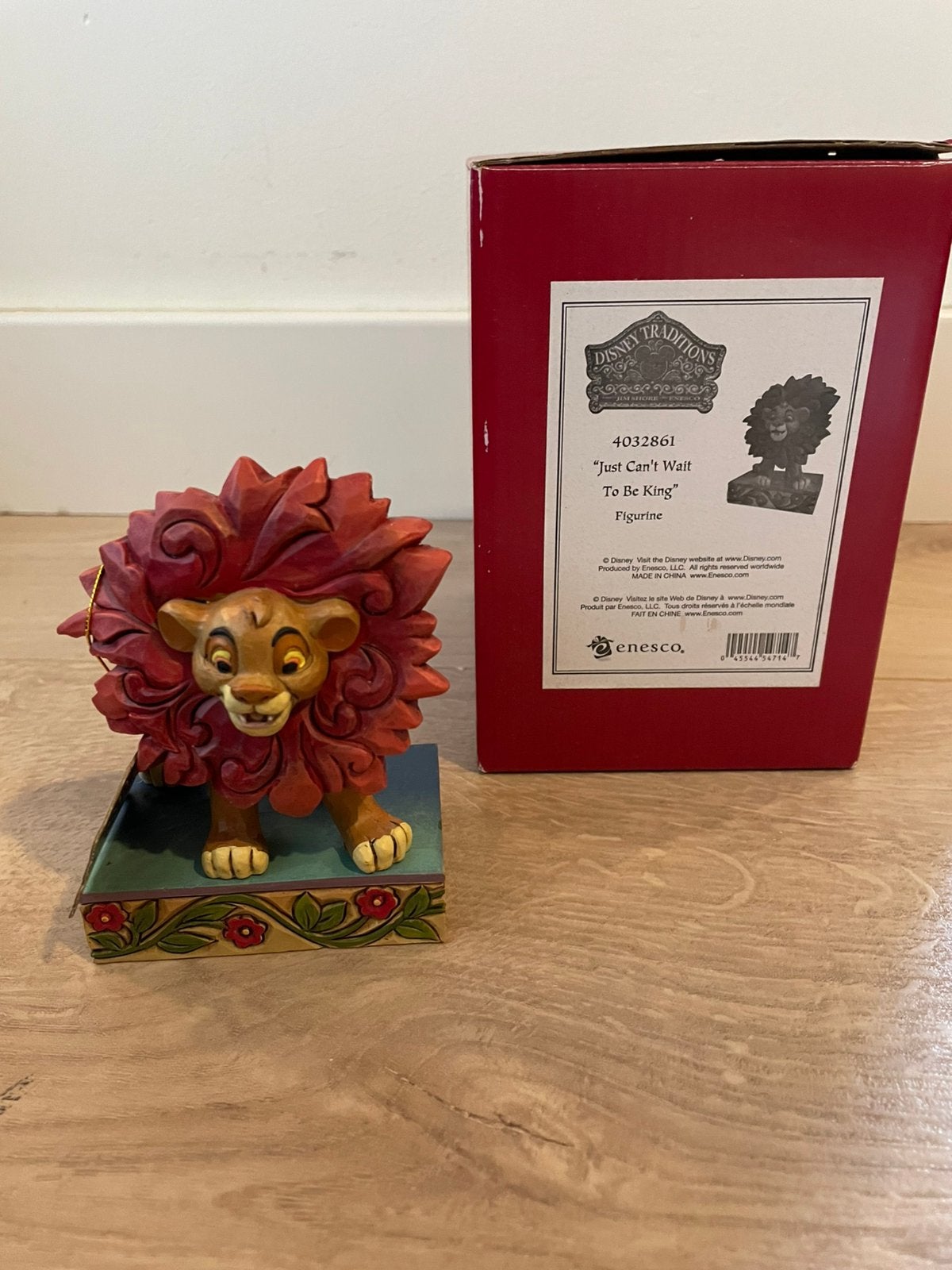Disney traditions Lion king Simba Jim shore, Ophalen of Verzenden, Leeuwenkoning of Jungle Boek, Nieuw, Beeldje of Figuurtje
