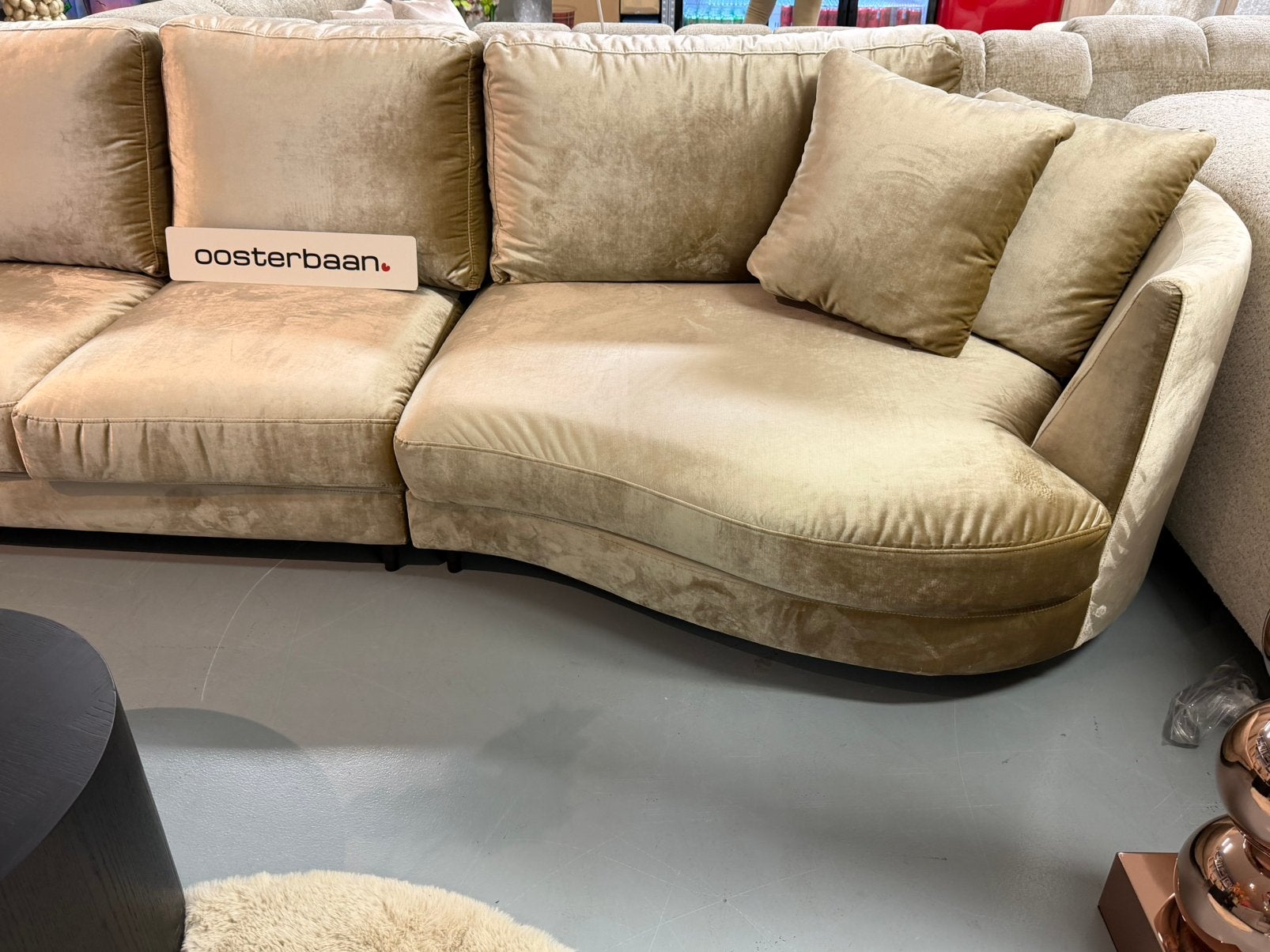 ACTIE - Luxe Velvet U-bank New Jacco 220x370cm - ACTIE, Venus 31 8448CE Heerenveen, Hoekbank, Vierpersoons of meer, Oosterbaan Wonen BV