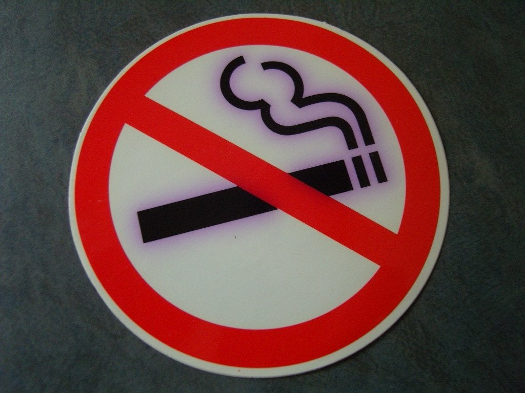 sticker Verboden te roken  KS2695, Ophalen, Zo goed als nieuw
