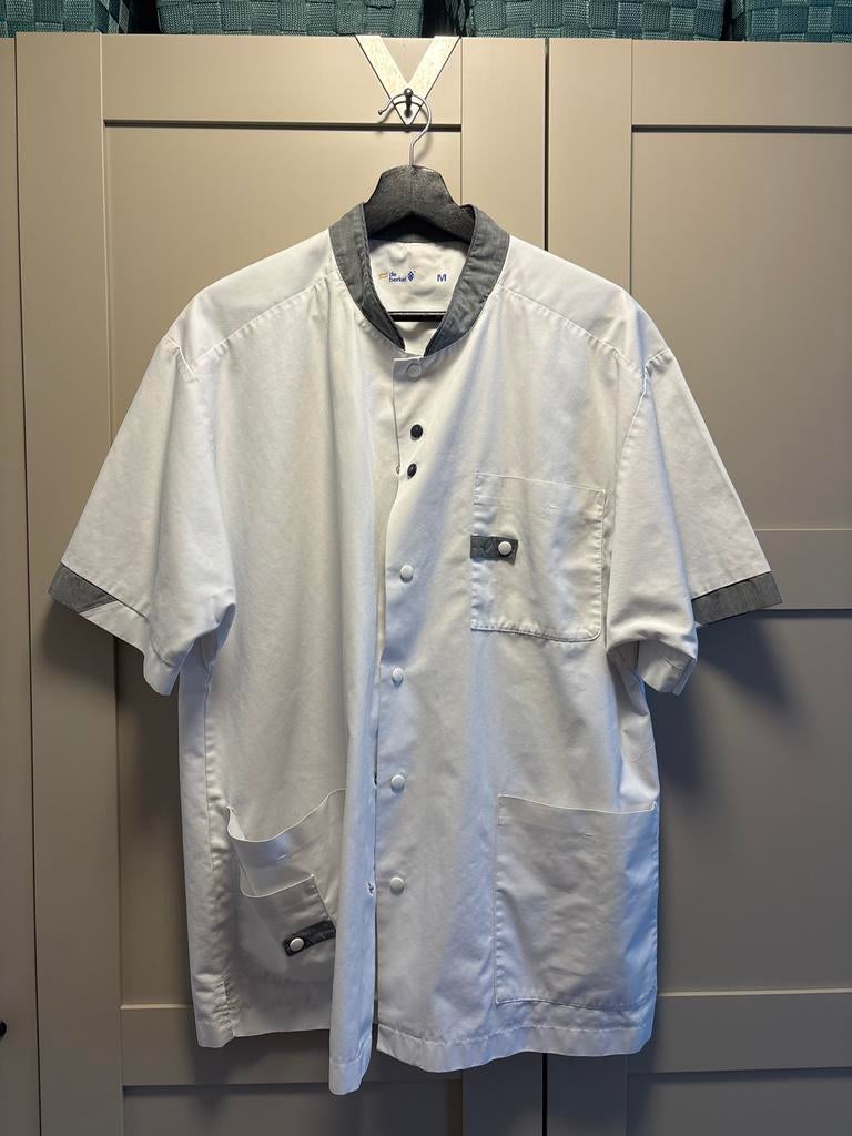 Witte zorgjas 'de berkel' maat M, Kleding | Dames, Overige Dameskleding, Zo goed als nieuw, Ophalen of Verzenden