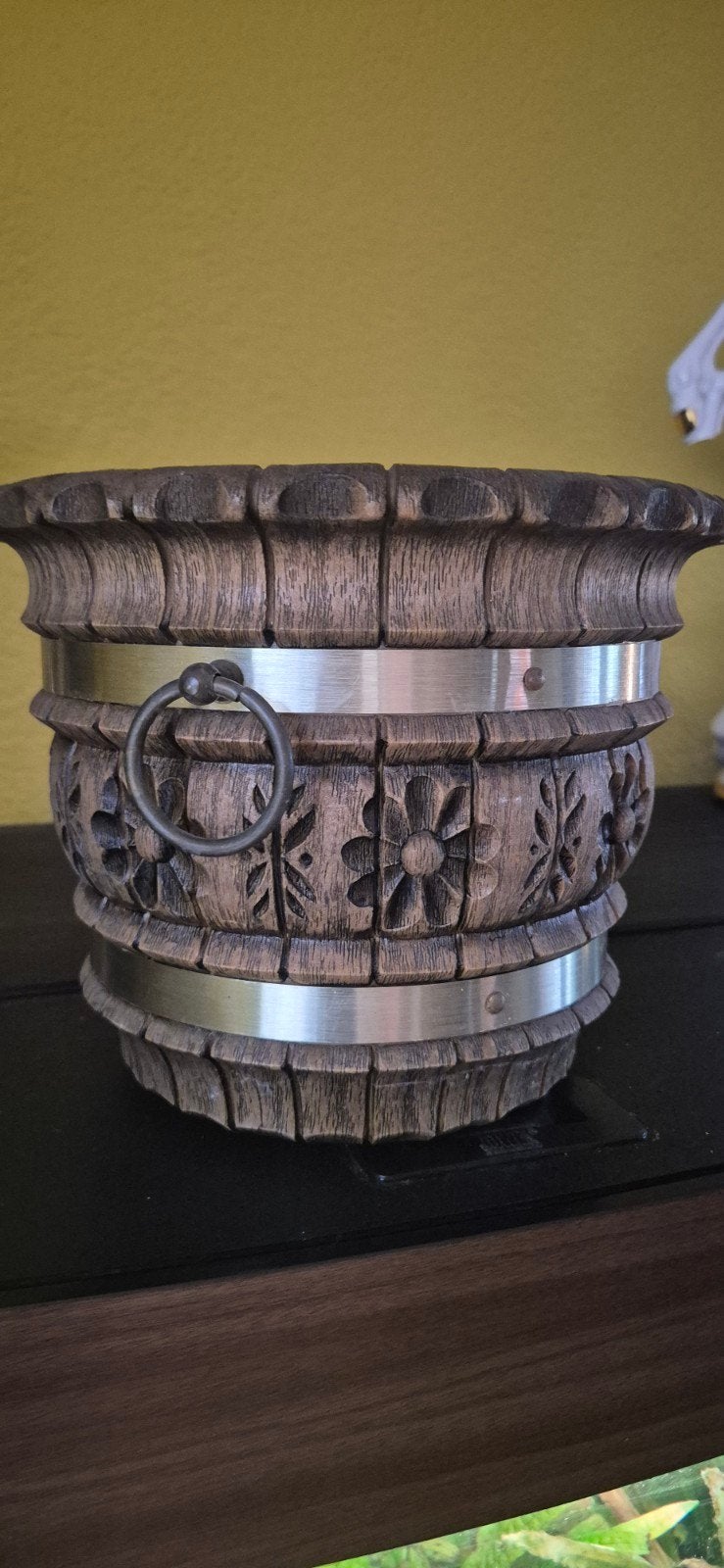 Vintage Emsa bloempot West-Duitsland - 17x22 cm, Ophalen of Verzenden