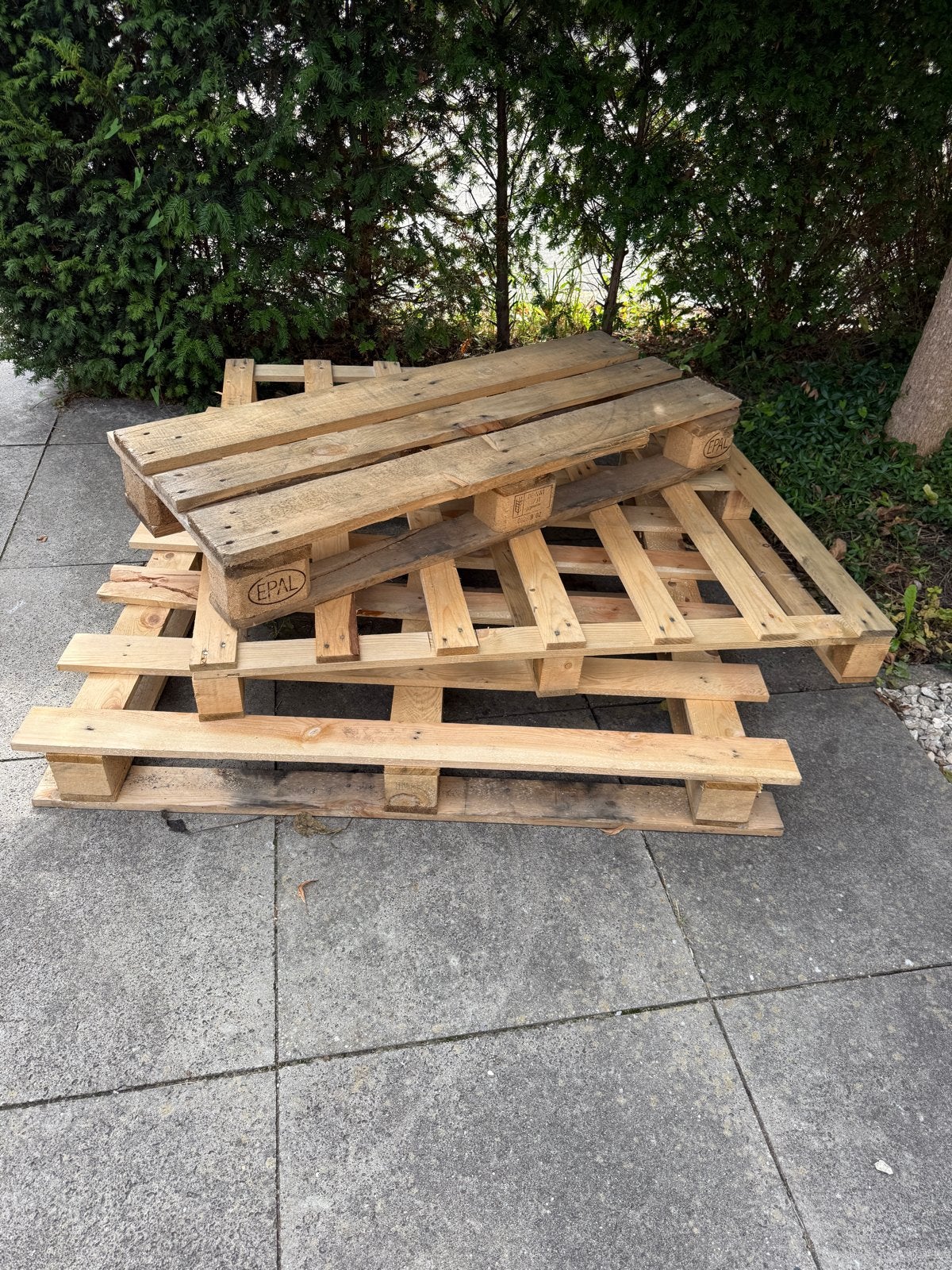 EPAL Pallets, Doe-het-zelf en Verbouw, Hout en Planken, Ophalen