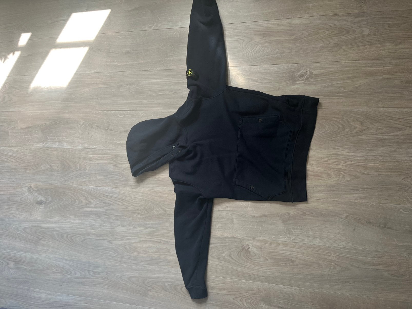 Donkerblauwe stone island teui, Kleding | Heren, Truien en Vesten, Verzenden, Zo goed als nieuw, Blauw
