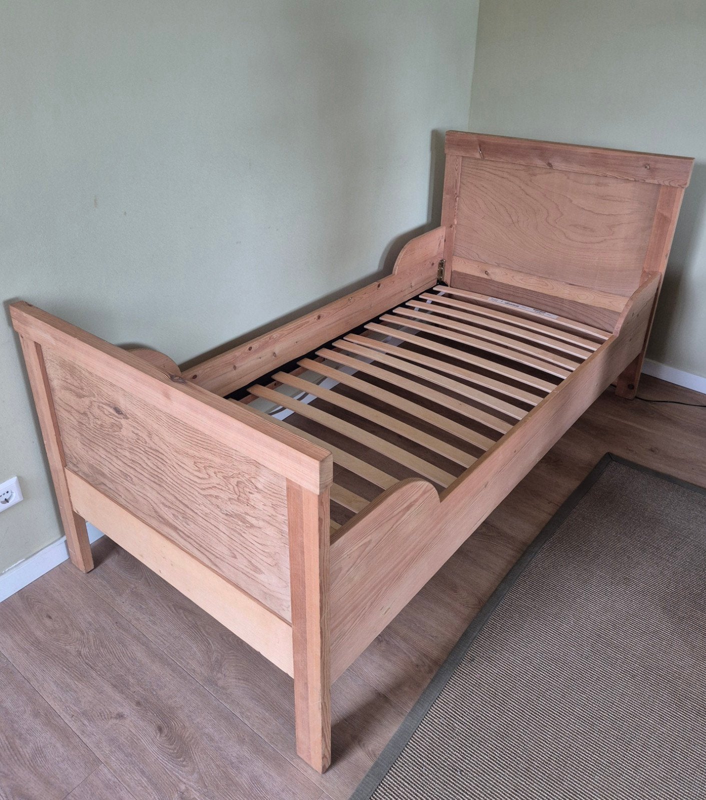 Vintage ledikant voor 1 persoon/kind, Huis en Inrichting, Ophalen, Gebruikt, Eenpersoons, 190 cm of minder