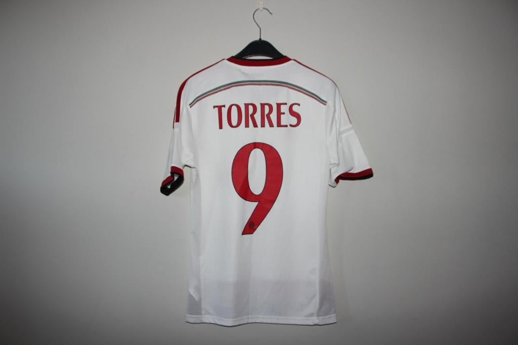 Authentiek AC Milan Uit 2014/2015 Fernando Torres #9, Ophalen of Verzenden, Zo goed als nieuw, Buitenlandse clubs, Shirt