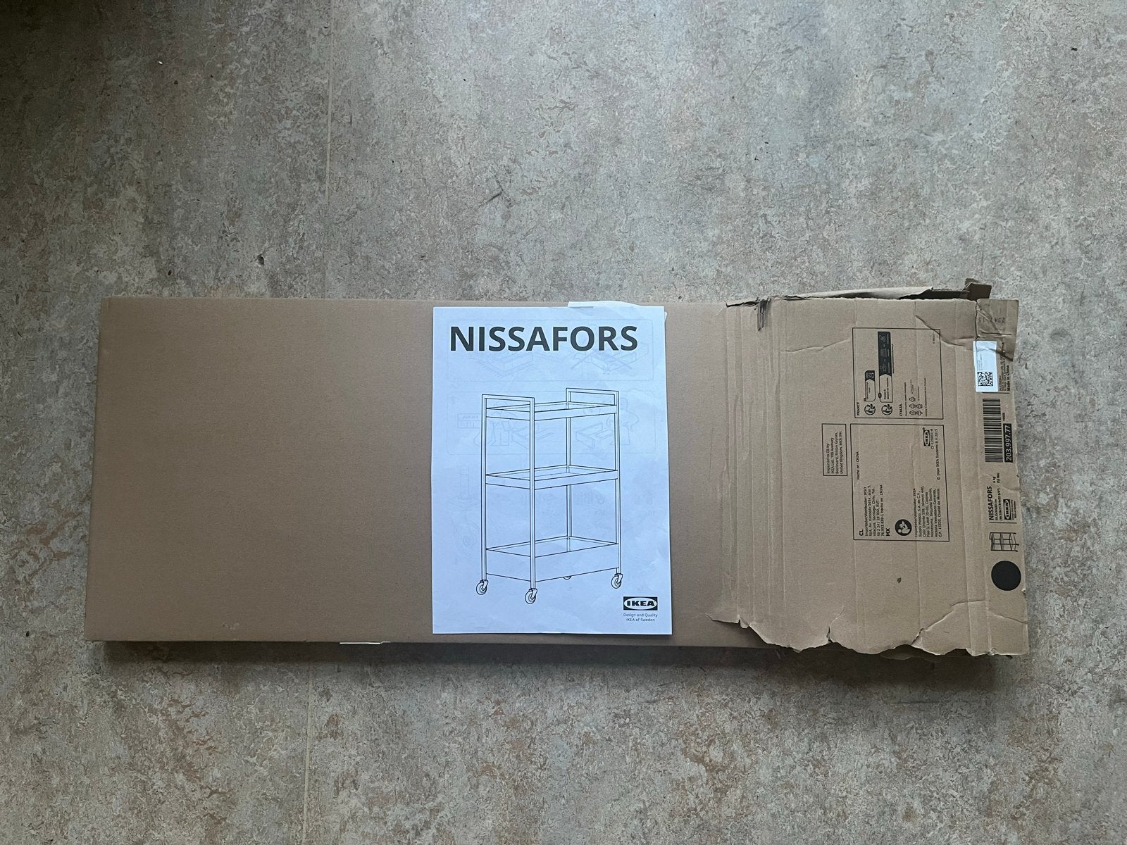 IKEA NISSAFORS roltafel - Nieuw in doos, Ophalen, Nieuw