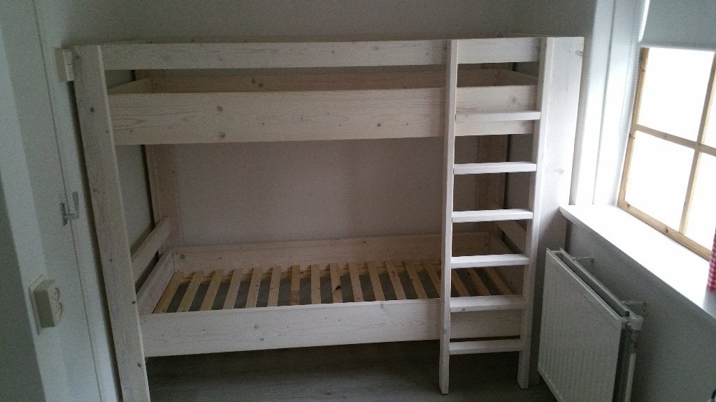 Stapelbed Nieuw! Alle kleuren en maten., Info@joabhoutenmeubels.nl, 90 cm, 160 tot 180 cm, Ophalen of Verzenden