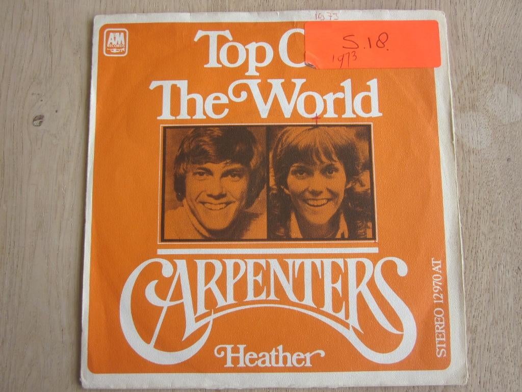 Carpenters - Top of the world, Cd's en Dvd's, Vinyl Singles, Verzenden, 7 inch, Single, Pop
