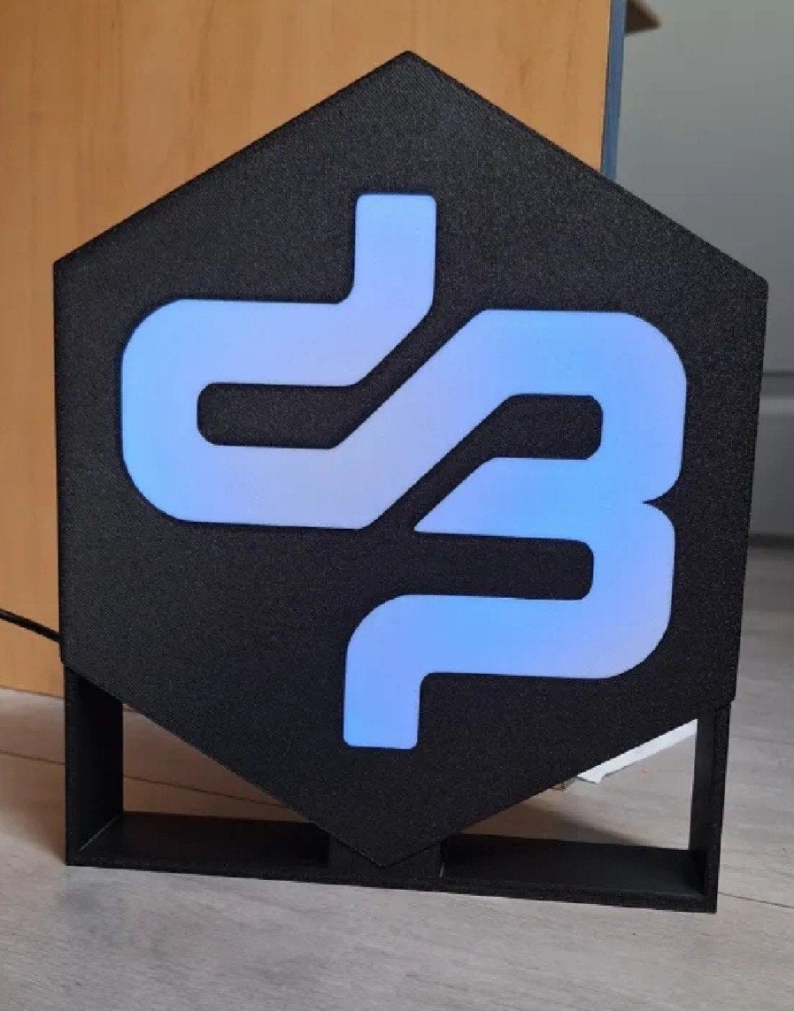 Decibel LED Box - Unieke Verlichting voor Muziekliefhebbers, Ophalen of Verzenden, Zo goed als nieuw