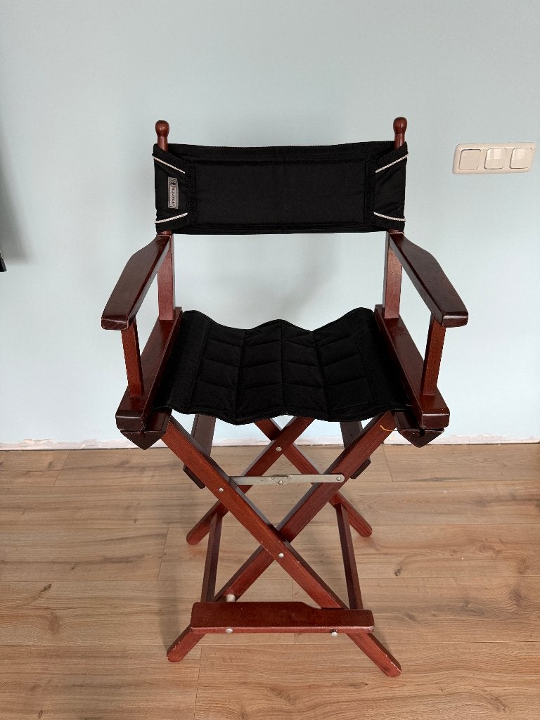 Regisseur stoel, Huis en Inrichting, Stoelen, Ophalen, Gebruikt, Bruin, Stof