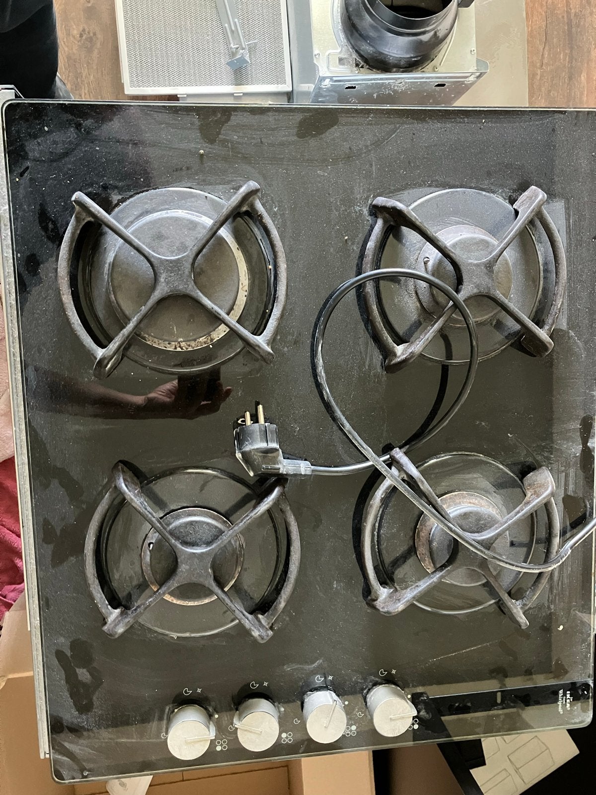 IKEA Gaskookplaat - Inbouw - in goede staat, Ophalen, Gebruikt, 4 kookzones, Inbouw