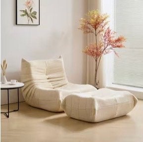 Togo chair and rest foot new, Ophalen, Eenpersoons, Nieuw, 75 tot 100 cm