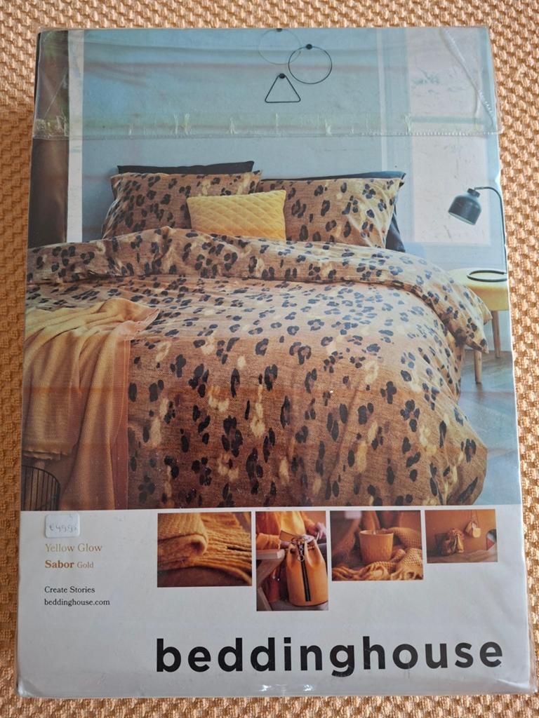 Nieuw Beddinghouse Dekbedovertrek Sabor Gold Panterprint, Ophalen of Verzenden