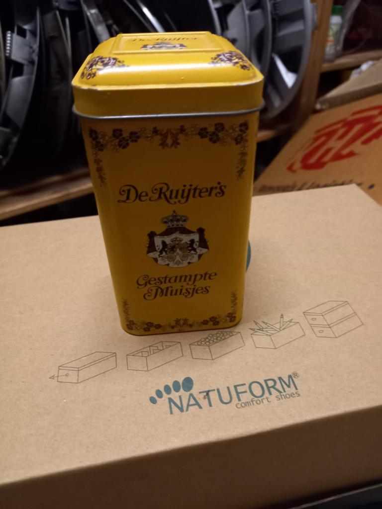 De ruijter gestampte muisjes blikje, Verzamelen, Blikken, Ophalen of Verzenden, Gebruikt, Overige