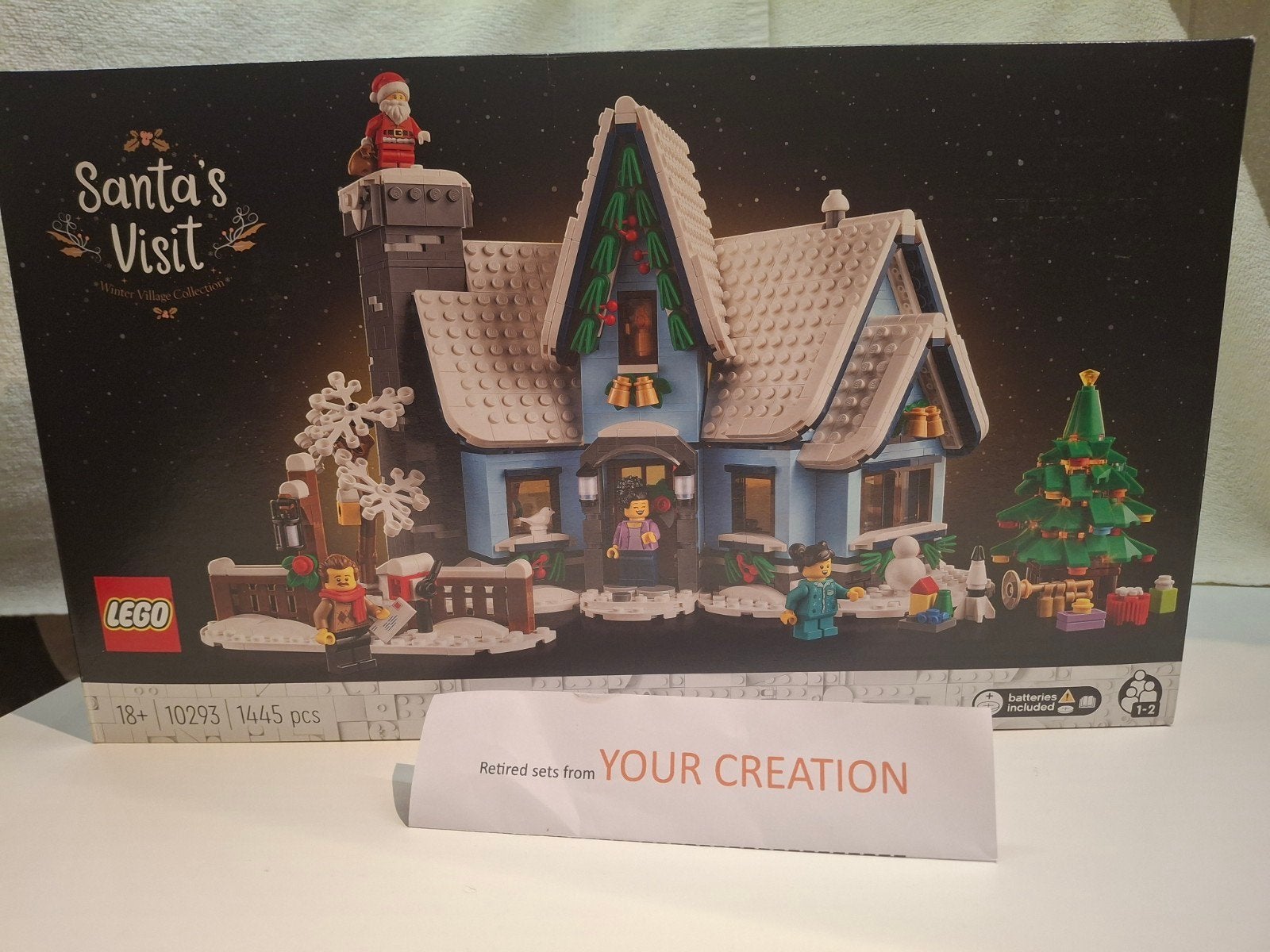 NIEUW Lego 10293 Santa's Visit  - Winter Village Collectie, Lego, Nieuw, Ophalen of Verzenden, Icons
