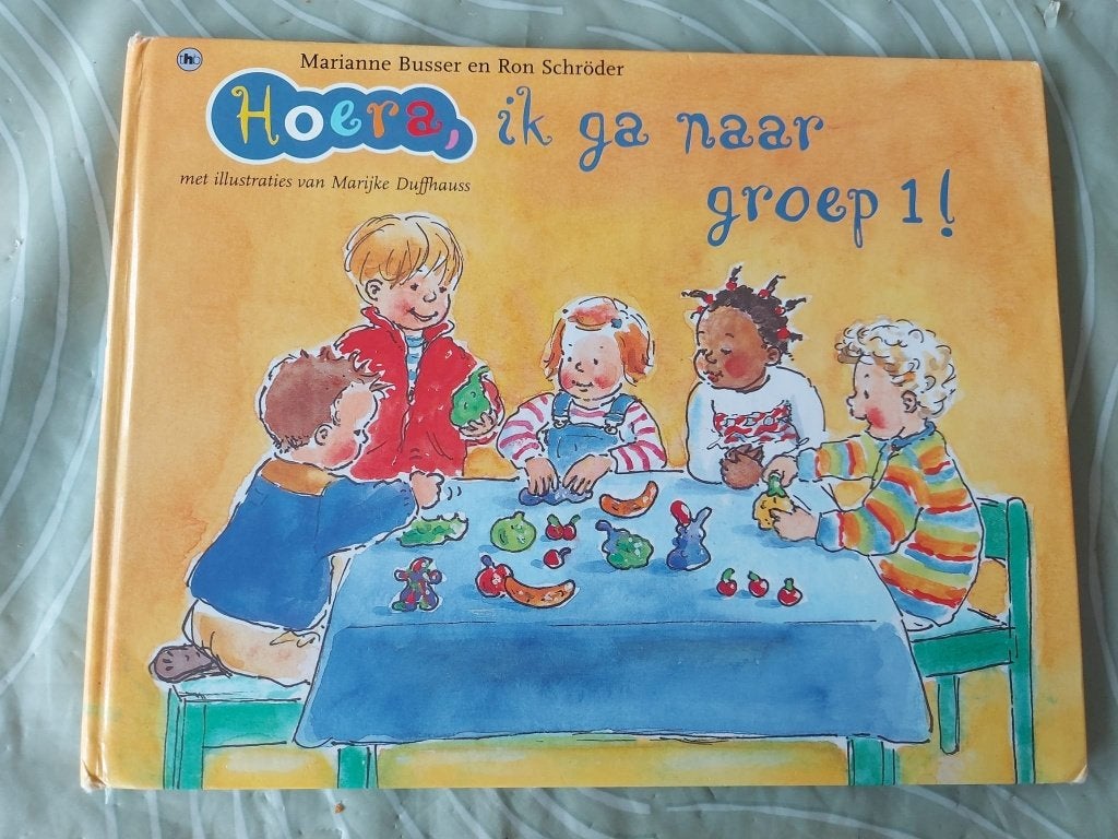 Boek Hoera, ik ga naar groep 1!, Boeken, Ophalen of Verzenden, Zo goed als nieuw, Non-fictie