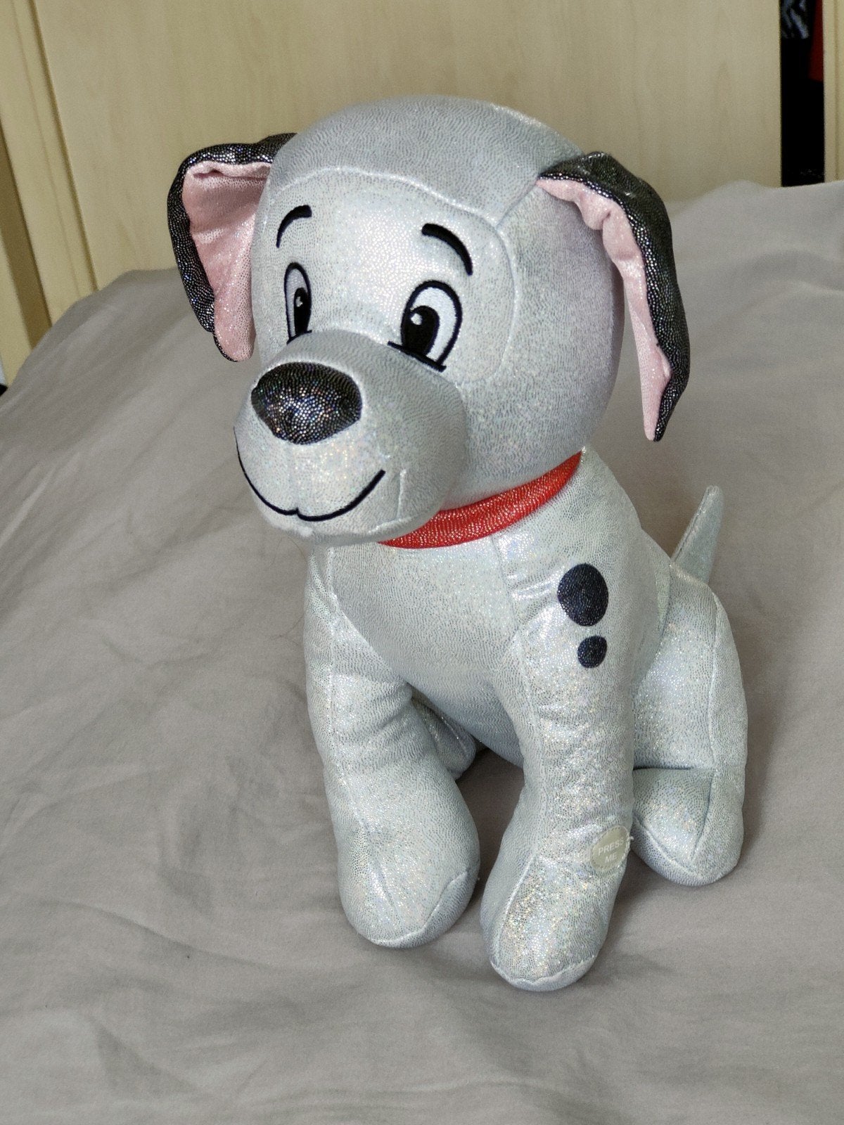 Disney 100 Zilveren Dalmatiër Knuffel - 27 cm, Kinderen en Baby's, Speelgoed | Knuffels en Pluche, Disney, Disney, Zilver, Zo goed als nieuw