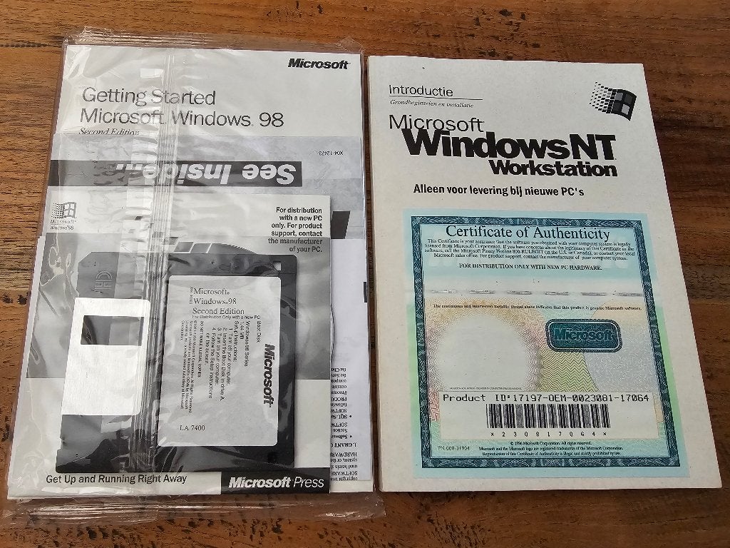 Windows 98 second edition geseald, Computers en Software, Vintage Computers, Ophalen of Verzenden